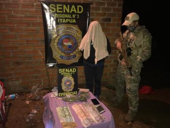 SENAD eliminó foco de venta de drogas en Itapúa